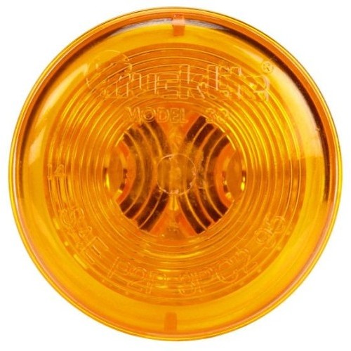 Truck-Lite® 30200Y Marker Clearance Light, Yellow, Incandescent Lamp, Grommet Mount, Polycarbonate Housing, 12 V Power Source