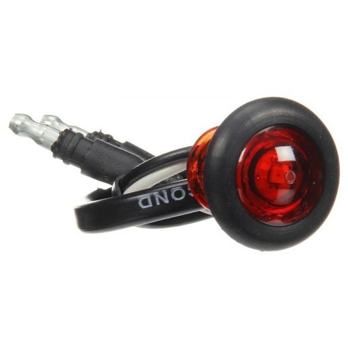 Truck-Lite® 33050R Marker Clearance Light, Red, Led Lamp, Grommet Mount, Polycarbonate Housing, 12 V Power Source