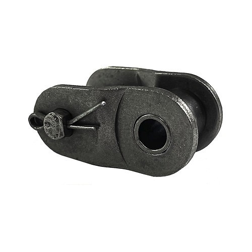 Tsubaki® 40OFFSETLINK Offset Link, 40 Chain, 1/2 in Pitch, 23/32 in Overall Width, 0.156 in Pin Dia, Carbon Steel