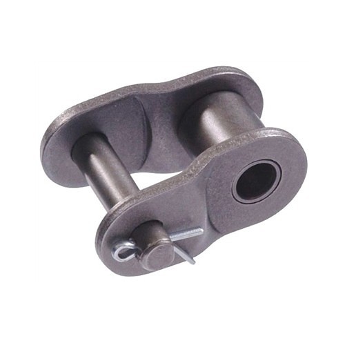 Tsubaki® 60OFFSETLINK Offset Link, 60 Chain, 7/8 in Pitch, 1-7/64 in Overall Width, 0.234 in Pin Dia, Carbon Steel