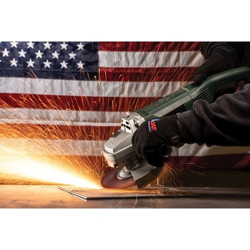 UA® 20015 Grinding Wheel, 4 in Wheel Dia, 1/4 in Wheel Thickness, 5/8 in Center Hole, 24 Grit, Aluminum Oxide Abrasive