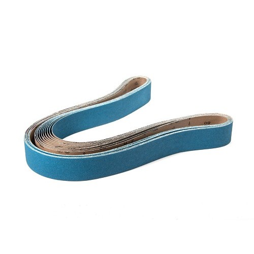 UA® SAIT® 58143 Benchstand Belt, 6 in Belt Width, 48 in Belt Length, 40 Grit, Zirconia Alumina Abrasive, Polyester Backing