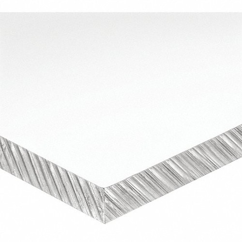 USA SEALING BULK-PS-PC-27 Plastic Sheet, Polycarbonate, 36 in Length, 36 in Width, 1/8 in Thickness, Clear