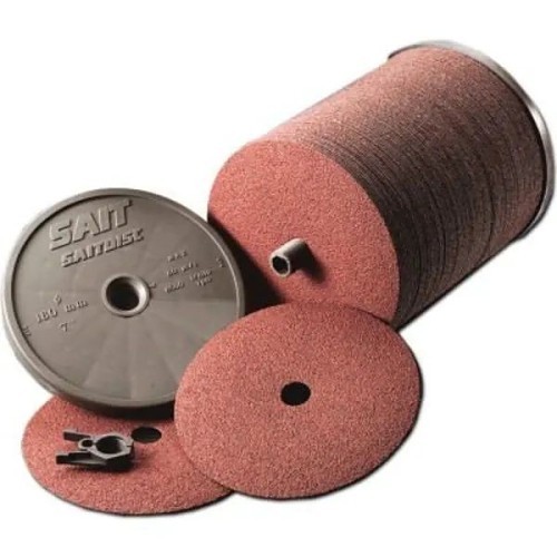 United Abrasives UA® 52480 Fiber Sanding Disc, 4-1/2 in Disc Diameter, 7/8 in Center Hole, 80 Grit, Grade Medium, Aluminum Oxide Abrasive
