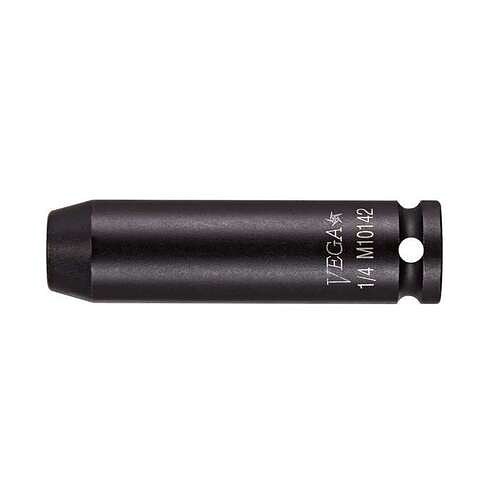 VEGA MS10381 Socket Driver Bit, Square Drive, 3/8 in Drive, 5/8 in Bit, 1/4 in Bit Length