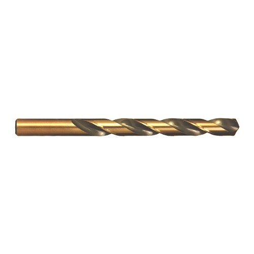 Viking Drill & Tool V® 49370 Jobber Length Drill Bit, 5 mm Drill Size - Metric, 135 deg Point, High Speed Steel, Black and Bronze, No Through Coolant (Yes/No)