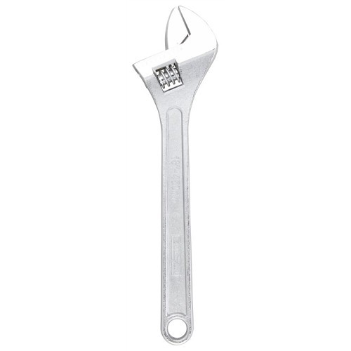 Vulcan Threaded Products 2203750 Adjustable Wrench, 2-3/16 in Wrench Opening, 18 in Overall Length, Steel Body, Chrome Plated