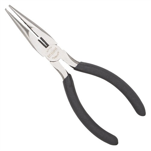 Vulcan Threaded Products 2359313 Long Nose Plier, Long Nose Jaw, 2 in Jaw Length, 3/4 in Jaw Width, High Carbon Steel Jaw, 6 in Overall Length