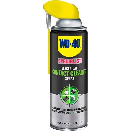 WD-40® SPECIALIST® 300080 Electrical Contact Cleaner, 11 oz Container, Aerosol Can Container, Hydrocarbon/Alcohol Odor/Scent, Clear, Liquid Form