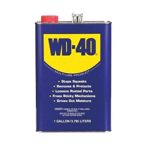 WD-40® 490118 Lubricant, 1 gal Container, Can Container, Odorless Odor/Scent, Amber