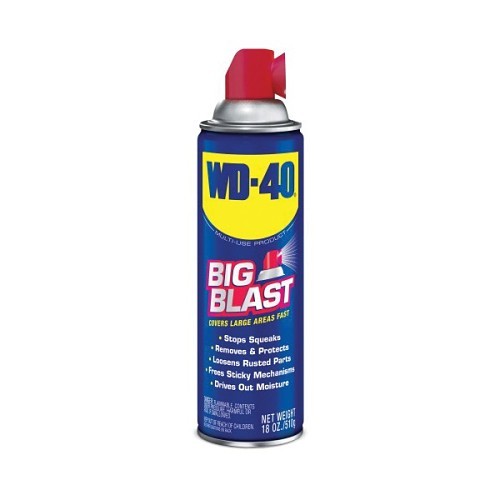 WD-40® 562076 Multi-Use Lubricant, 18 oz Container, Aerosol Can Container, Liquid Form, Light Amber, 0.8 Specific Gravity