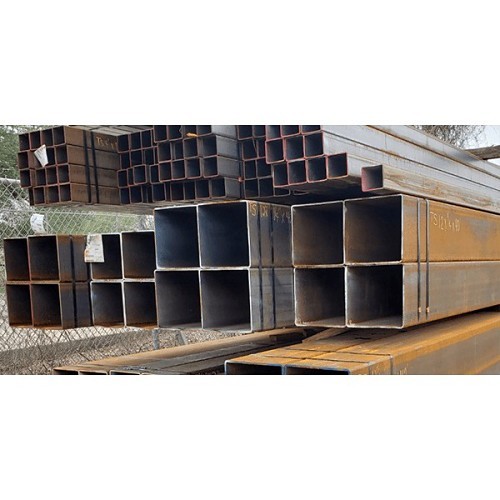 Tubular Bar, 1-1/4 in Overall Length, 1-1/4 in Overall Width, 1/8 in Thickness, Steel