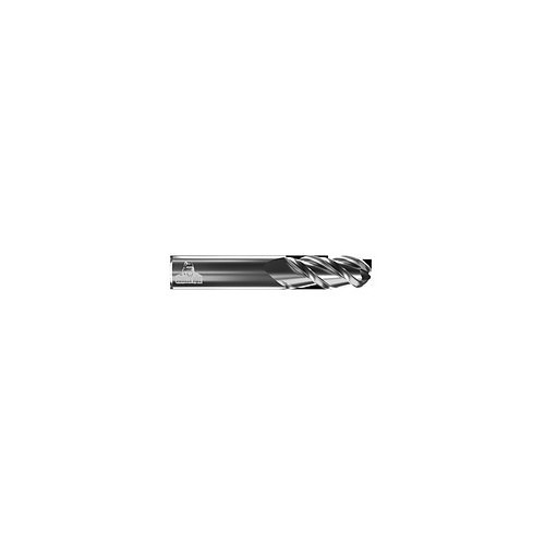 Ball Nose End Mill, 1/2 in Cutting Dia, Carbide Tipped