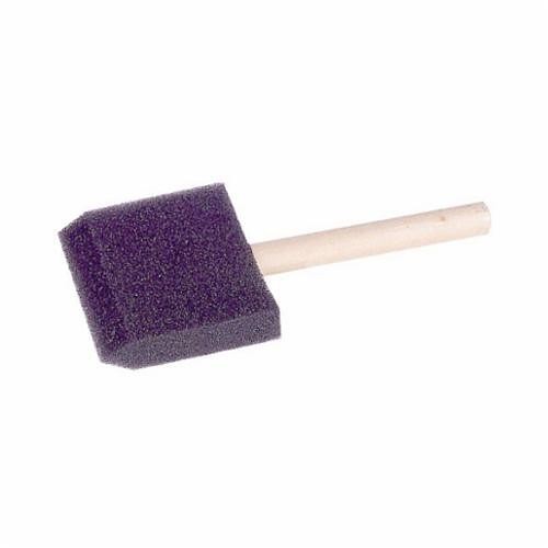 Vortec Pro® 99805 Foam Applicator Brush, 2 in Foam Brush, Wood Handle, Latex Paints, Oil Base Paints, Shellac, Varnishes and Water Base Paints