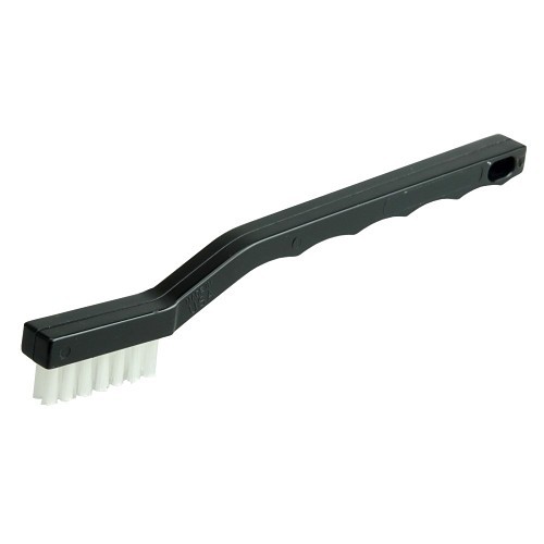 Weiler® 44609 Wire Scratch Brush, 7-1/2 L x 1/2 W in Block, 1/2 in Trim Length, Nylon Trim