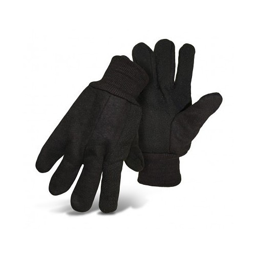 West Chester 4024 Work Gloves, General Purpose Glove, PVC Dot, Large, #9, Cotton Jersey Palm, Jersey, Brown, Knit Wrist Cuff, Unlined Lining