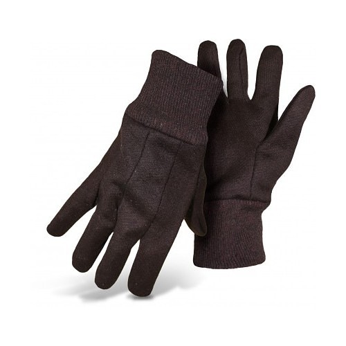 West Chester 403J Work Gloves, General Purpose, Heavy Weight Glove, X-Large, #10, Jersey, Brown, Knit Wrist Cuff