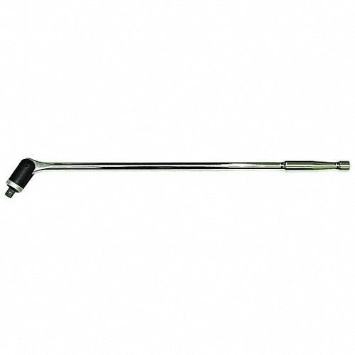 Westward® 5TZE1 Breaker Bar, 1/2 in Drive, 24 in Overall Length, No Non-Sparking, Alloy Steel, Chrome Plated