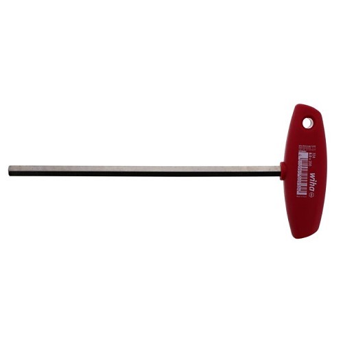 Wiha® Wiha® 33423 Hex Driver, Metric, T-Handle Handle, Steel, Anti-Corrosion Nickel