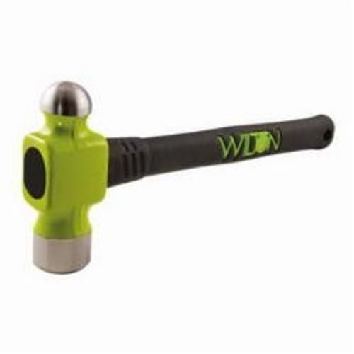 Wilton® B.A.S.H® 33214 Ball Pein Hammer, 14 in OAL, 32 oz Drop Forged Steel Head, Vulcanized Rubber Handle