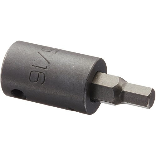 Wright Tool 42B10 Impact Socket, Hex Bit, 1/2 in Hex, 5/16 in Drive