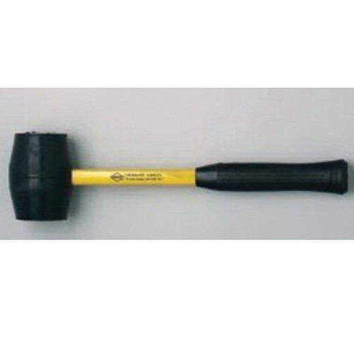 Wright Tool 9021 Heavy Duty Mallet, Soft Face, 1 lb Rubber Head