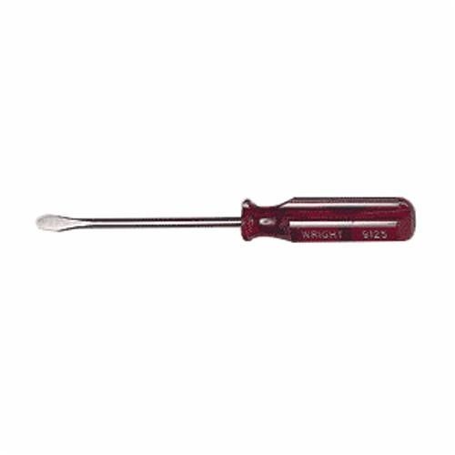 Wright Tool 9123 Screwdriver, 1/4 in Slotted, Alloy Steel Shank, 8-1/4 in OAL, Plastic Handle, ASME B107.600