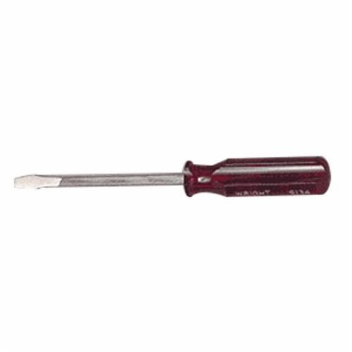 Wright Tool 9132 Screwdriver, 1/4 in Slotted, Alloy Steel Shank, 8-1/4 in OAL, Plastic Handle, ASME B107.600