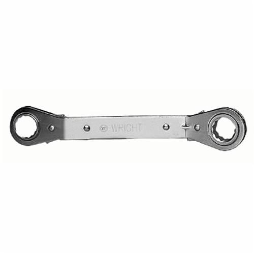 Wright Tool Wright Tool 9427 Ratcheting Box Wrench, Imperial, 12 Points, 25 deg Offset, Heat Treated Steel, Chrome Plated