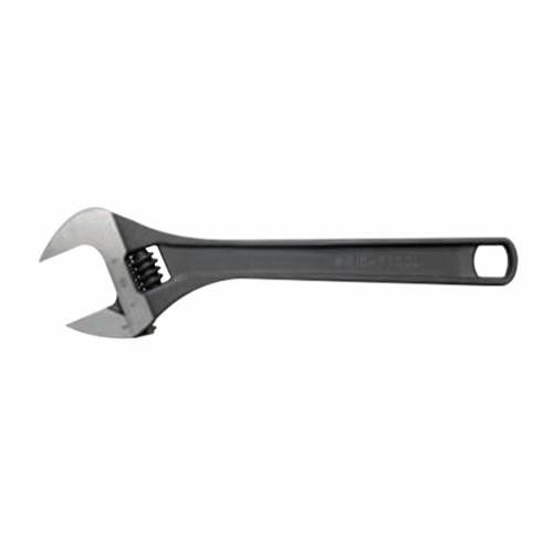 Wright Tool 9AB08 Adjustable Wrench, 1-1/8 in, 8 in OAL, Steel Body, Steel, Industrial Black