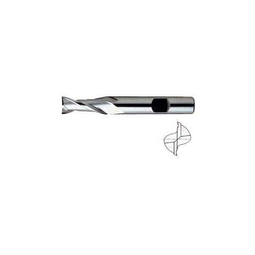 YG-1 01172 Square End Mill, 1 in Cutter Dia, 1-1/2 in Length of Cut, 2 Flutes, 3/4 in Shank Dia, 3-3/4 in Overall Length, Uncoated