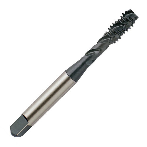 YG-1 B1403 Spiral Flute Machine Tap, 1/4-20 Thread, H3 Thread Limit, 3 Flutes, Bright