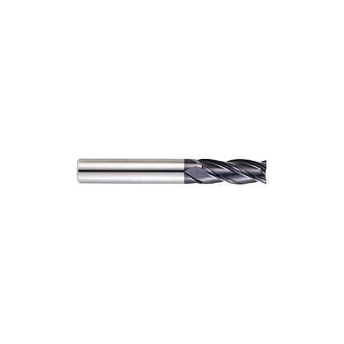 YG-1 GM153012 Square End Mill, 3/16 in Cutter Dia, 5/8 in Length of Cut, 4 Flutes, 3/16 in Shank Dia, 2 in Overall Length, Uncoated