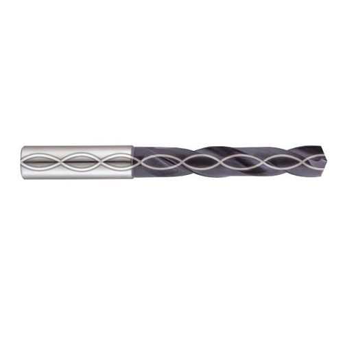 YG-1 DH408034 Long Length Dream Drill With Coolant Holes, 3.4 mm Drill - Metric, 0.1339 in Drill - Decimal Inch, 66 mm OAL, Micro Grain Carbide, TiAlN Coated