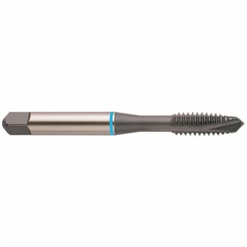 YG-1 O1162 O1 Single End Spiral Point Tap, Right Hand Cutting, #4-40 Thread, H2 Thread Limit, Plug Chamfer, 2 Flutes, Hardslick Coated, Super HSS