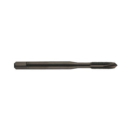 YMW Taps USA 372623 Spiral Point Tap, Right Hand Cutting, M8 x 1.25 mm, D5, Plug Chamfer, 3 Flutes, Oxide, High Speed Steel, Stainless Steel