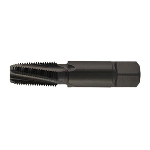 YMW Taps USA 383640 Spiral Flute Tap, Right Hand Cutting, 1/16-27 in, Bottom Chamfer, Right Hand, 4 Flutes, Black Oxide, High Speed Steel, Stainless Steels, Alloy Steels & Ductile Irons