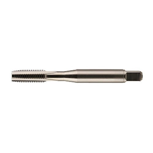 YMW Taps USA 389602 Straight Flute Tap, Right Hand Cutting, #6-32, H3, Plug Chamfer, 3 Flutes, Bright, High Speed Steel-E, Mold Steel