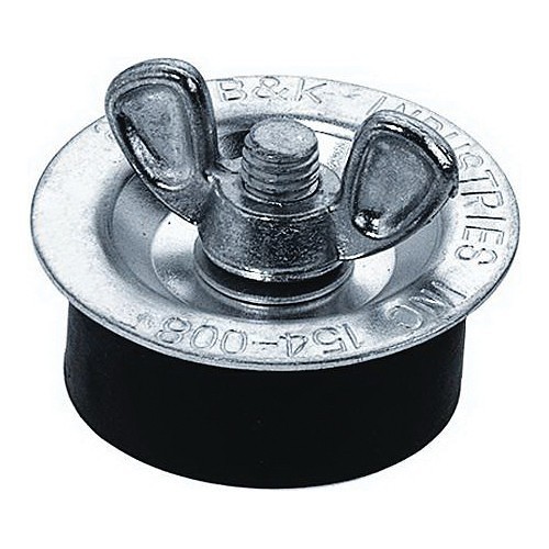 B&K® 154-008 Test Plug With Molded Rubber Gasket, 2 in Pipe, Galvanized Steel