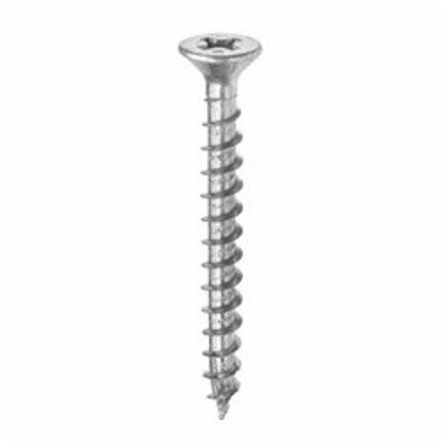 BBI 898428 Wood Screw, #10, 3-1/2 in OAL, Flat Head, Phillips® Drive, Zinc CR+3