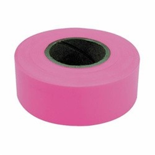 C.H.Hanson® 17003 Flagging Tape, Fluorescent Pink, 150 ft L x 1-3/16 in W, PVC