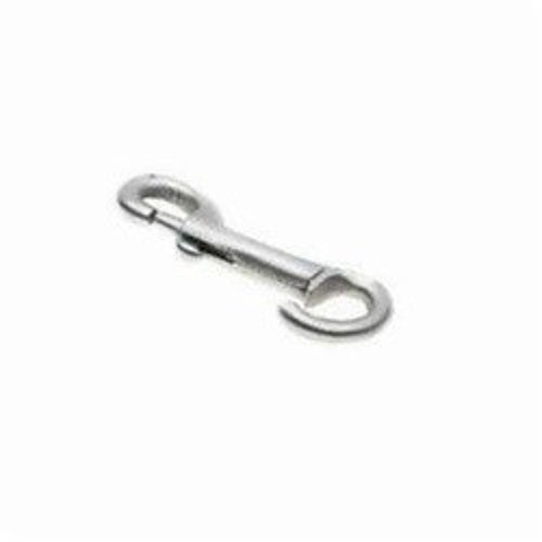 Campbell® T7606011 Open Rigid Eye Bolt Snap, 3/8 in, 3-1/2 in OAL, 3/8 in ID Eye, 60 lb Load, Zinc Plated