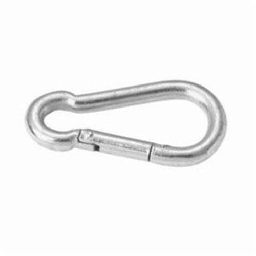 Campbell® T7630446 Spring Snap Link, 1/2 in, 4.69 in OAL, 3/4 in ID Eye, 450 lb Load, Polished