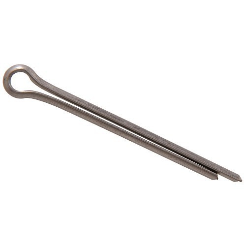 WESTERN WIRE CPI004R100Z Cotter Pin, 3/64 in Dia, Zinc Plated, 1 in Effective Length