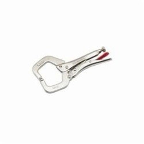 Crescent® C6CCVN Compound Action Locking C-Clamp With Regular Tips, Nickel Plated