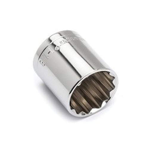 Crescent® CDS64N Socket, Straight Style, 1/2 in Hex Drive, 1-1/8 in Standard Socket, 12 Points