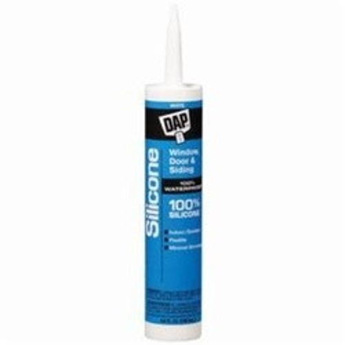 DAP® 08646 Sealant, 10.1 fl-oz Tube, White, Silicone Rubber Base