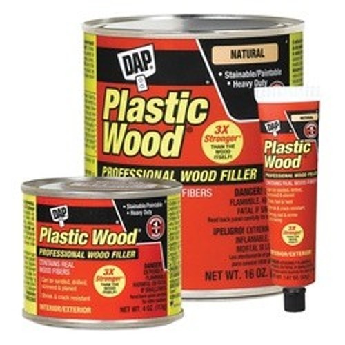 DAP® 21502 Plastic Wood® Professional Wood Filler, 4 oz, Natural