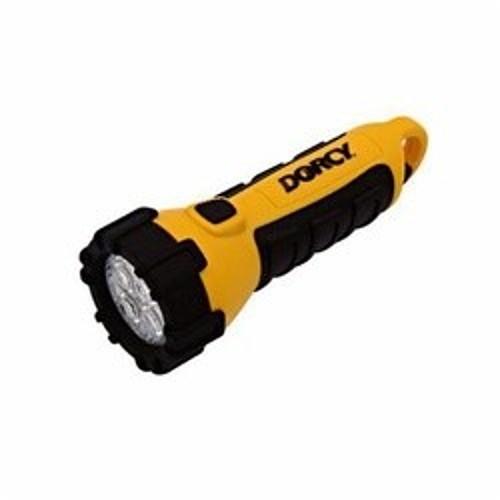 Dorcy® 41-2510 Hand Held Flashlight, 1 W, LED Bulb, Plastic Housing, 55 Lumens Lumens