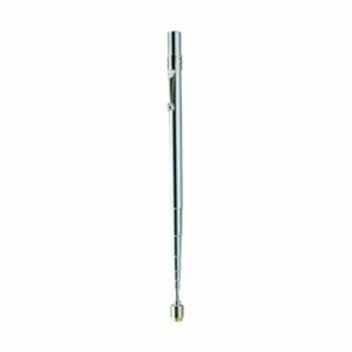 GENERAL® 383NX Telescopic Magnetic Pickup, 2 lb Pull, 23-1/2 in L Extended, Long Handle, Steel, Nickel Plated